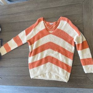 Orange Ivory Sweater